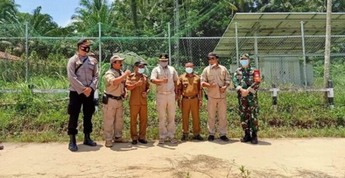 Bupati Tinjau Menara Telekomunikasi Desa Randai Marau