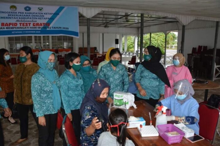 Rapid Test Gratis di Pendopo Bupati Ketapang