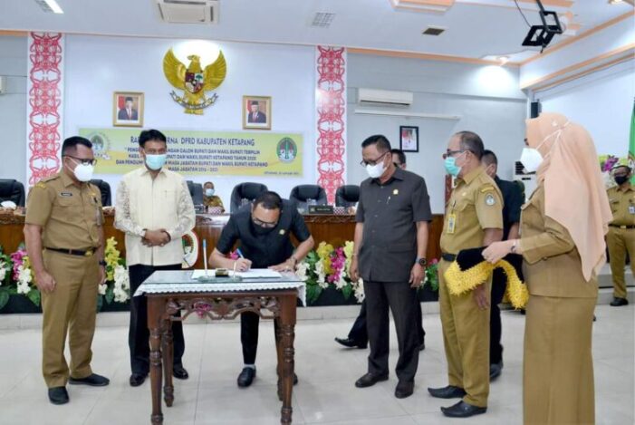 DPRD Ketapang Rapat Paripurna Hasil Penetapan Bupati & Wakil Bupati Ketapang Terpilih