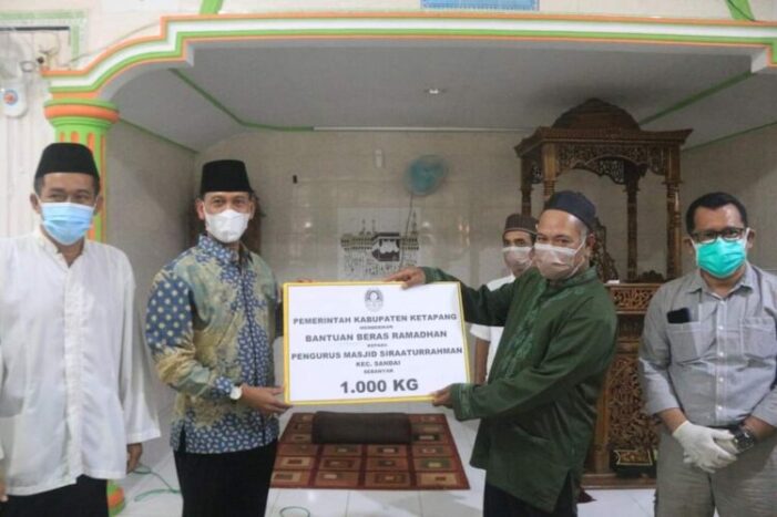 Jelang Idul Fitri Pemkab Ketapang Siapkan 26 Ton Beras untuk Masjid