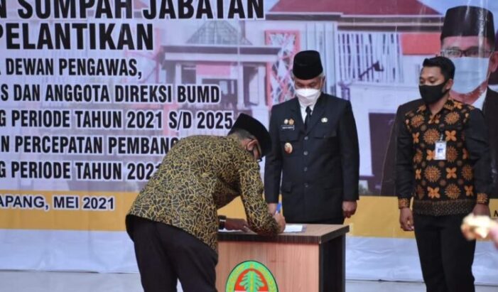 Bupati : Direksi BUMD yang Terpilih Harus Mampu Bekerja