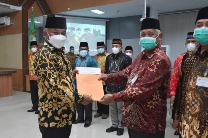 Pesan Bupati Saat Pelantikan Pengurus Yayasan & Masjid Agung Al-Ikhlas