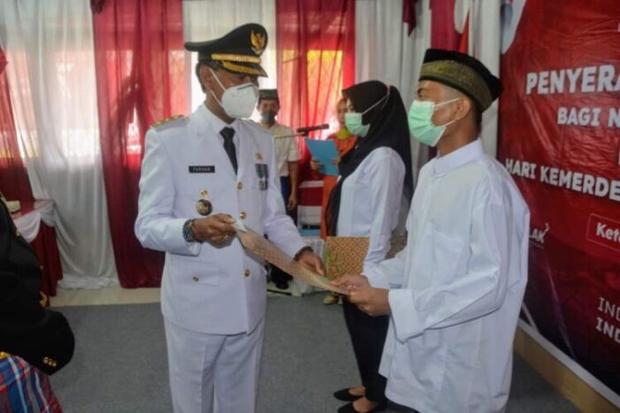 HUT RI ke 76, Wabup Sampaikan Keputusan Remisi Ke Napi