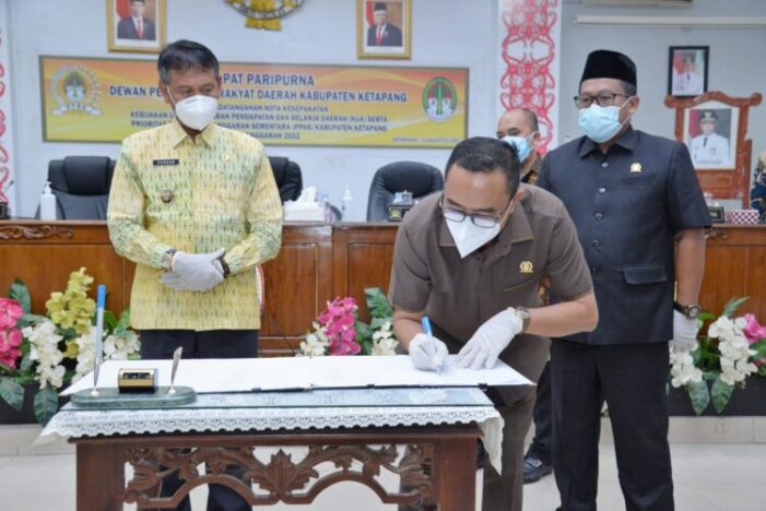 Pemda & DPRD Ketapang Sepakati KUA-PPAS Anggaran 2022
