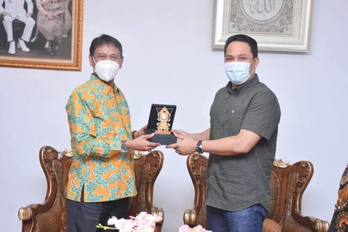 Wabup Ketapang Terima Kunjungan Bupati Lamandau