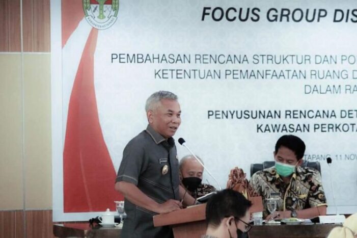 Bupati Buka FGD II RDTR Kawasan Kota Ketapang