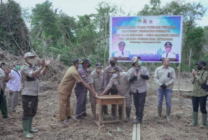 Bupati Resmi Membuka Pelaksanaan Pembangunan Jembatan Pawan VI