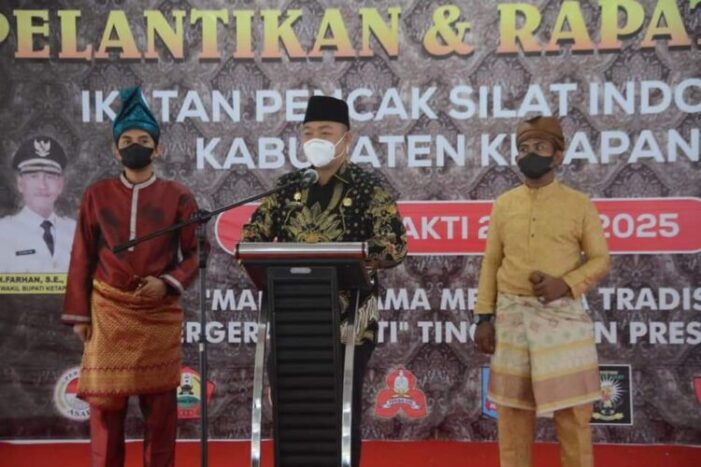 Sekda Haditi Pelantikan & Buka Rapat Kerja IPSI Ketapang