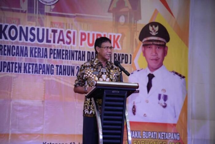 Wabup Ketapang Buka Forum Konsultasi Rancangan Awal RKPD 2023