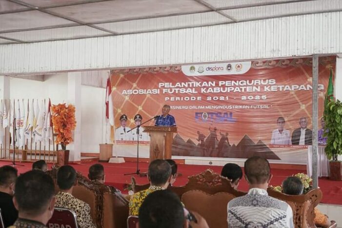 Bupati Resmi Kukuhkan Penggurus Asosiasi Futsal Ketapang