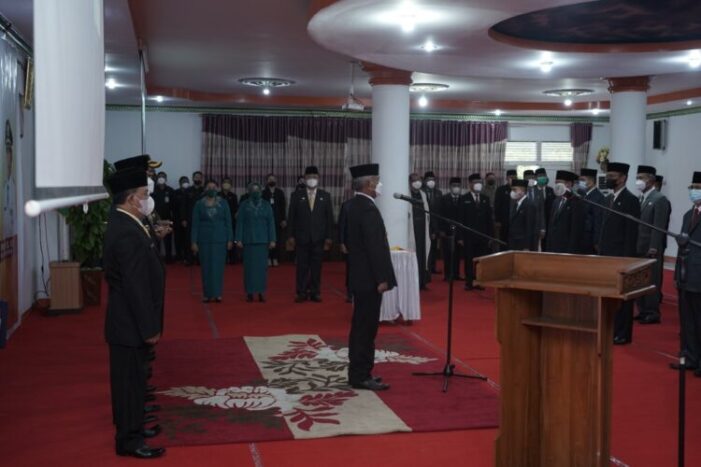 Bupati Lantik & Merotasi Pejabat Pimpinan Tinggi Pratama
