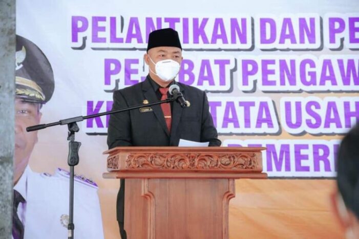 Sekda Lantik Kepala Puskesmas & TU, Ingatkan Lima Tugas