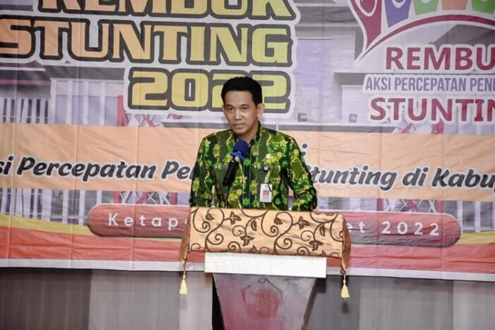 Asisten I Sekda Ketapang Buka Kegiatan Rembuk Stunting