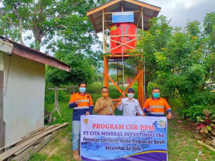 CMI Site Air Upas Berkomitmen Salurkan Bantuan Air Bersih