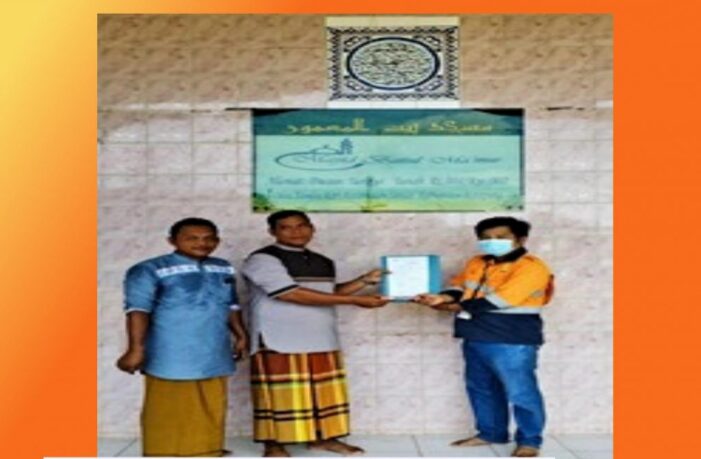 Dukung Kegiatan Keagamaan, CMI Renovasi Masjid Baitul Makmur Desa Sandai Kiri