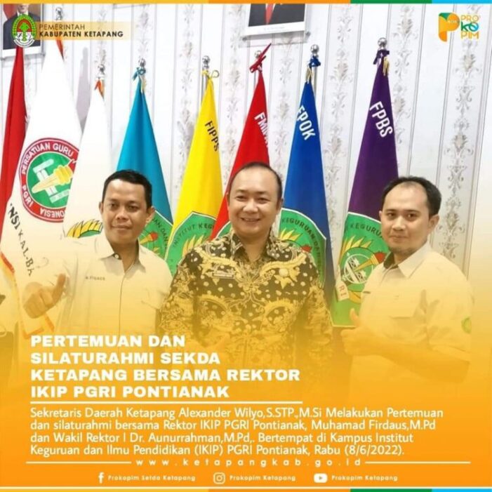 Sekda: Selamat dan Sukses Rektor Baru IKIP PGRI Pontianak Asal Ketapang