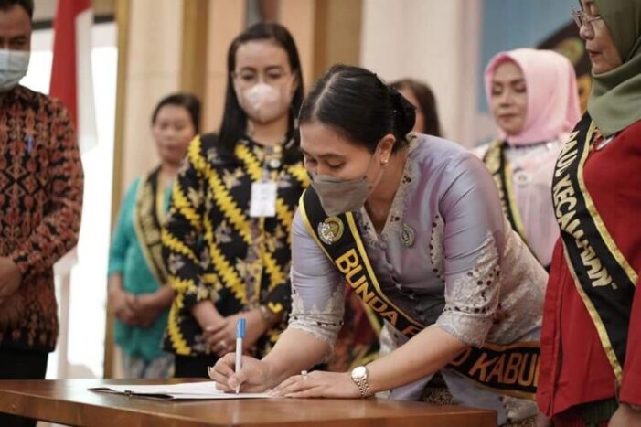 Pengukuhan Bunda PAUD Kecamatan & Rakoor Bunda PAUD Ketapang Tahun 2022