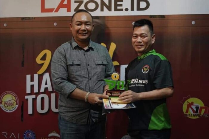 Sekda Tutup Open Turnamen Billiard Se-Kalbar