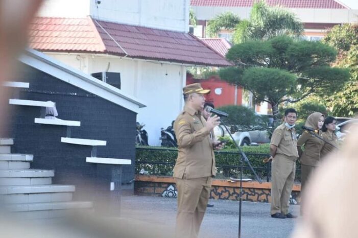 Sekda Ajak ASN Mengalakan Semangat Gotong Royong Jelang HUT Kemerdekaan RI Ke-77