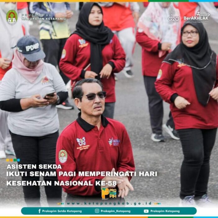 Asisten III Setda dan Ratusan ASN Serta Kepala OPD Ikuti Senam Pagi Peringati Hari Kesehatan Nasional Ke-58