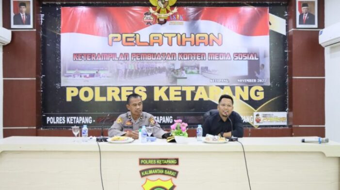 Asah Kemampuan Dan Pemahaman, Personil Polres Ketapang Ikuti Peningkatan Kemampuan Manajemen Media