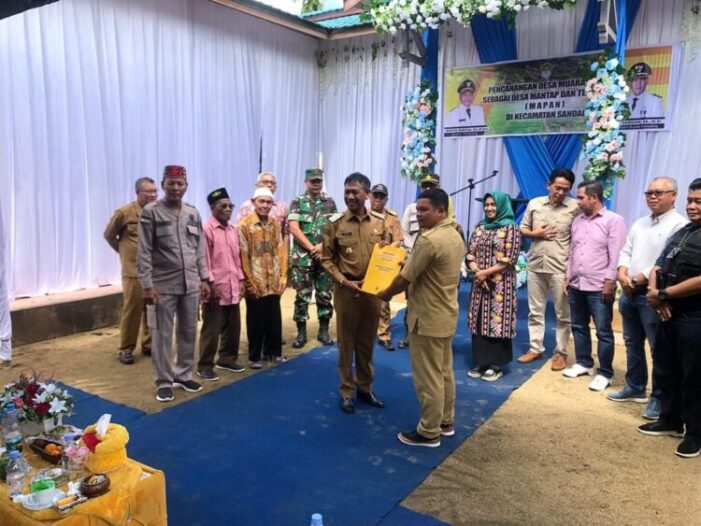 Wakil Bupati Resmi Memulai Pencanangan Desa Muara Jekak Sebagai Desa Mapan