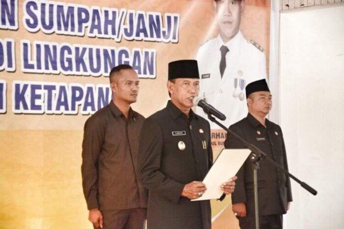 Wakil Bupati Ketapang Lantik 166 Kepala Sekolah