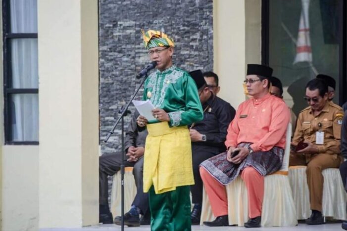 Wabup Inspektur Upacara Peringatan Hari Amal Bakti ke-77 Kementrian Agama