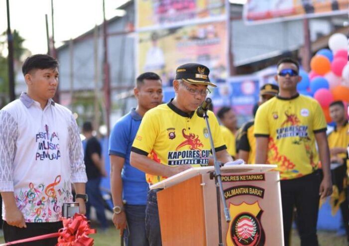 Bupati Ketapang Buka Turnamen Bola Volly Kapolres Cup 2023