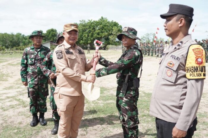 Wakili Bupati, Sekda Buka TMMD ke-116 Tahun di Desa Harapan Baru