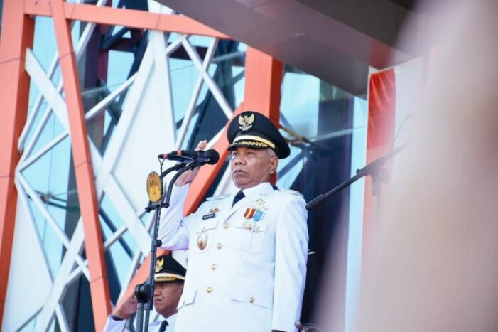 Bupati Inspektur Upacara Pengibaran Bendera Merah Putih HUT RI Ke-78