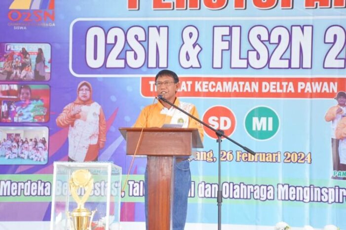 Wabup Tutup O2SN & FLS2N Kecamatan Delta Pawan