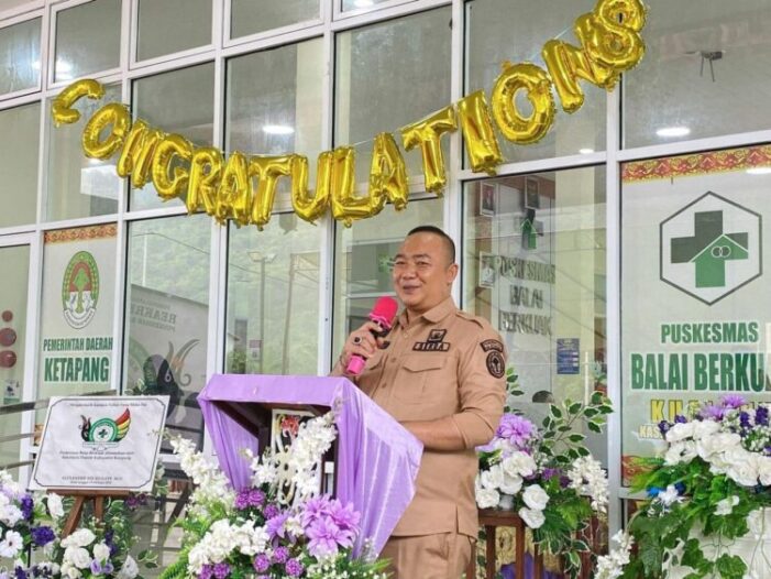 Sekda Resmikan Puskesmas Rawat Inap Balai Berkuak 