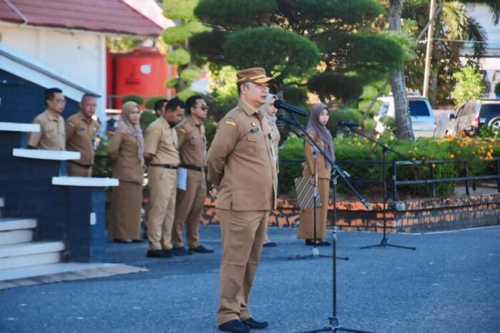 Sekda Pimpin Apel Pagi Pasca Libur Lebaran
