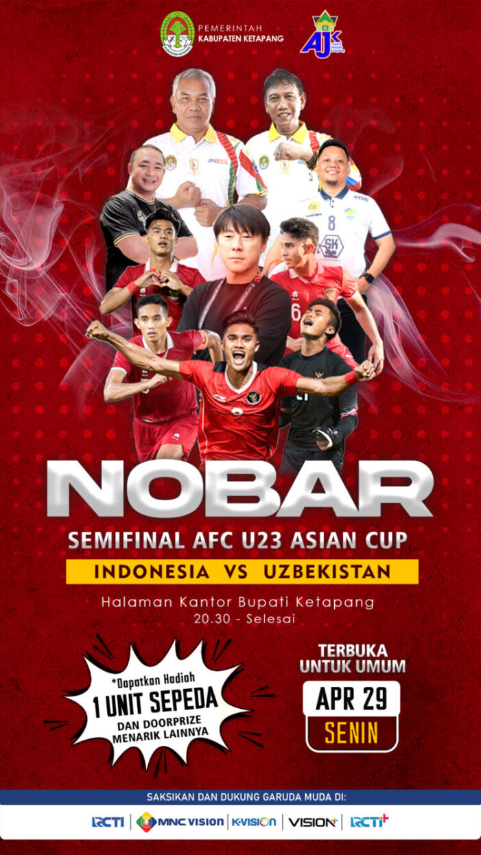 Pemda dan AJK Gelar Nobar Timnas Indonesia untuk Masyarakat Ketapang