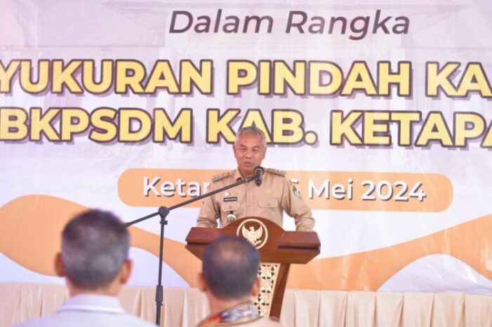Bupati, Wakil Bupati Ketapang Hadiri Syukuran Pindah Kantor BKPSDM