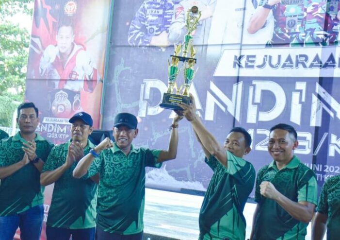Wabup Tutup Kejuaran Tinju Dandim CUP 2024