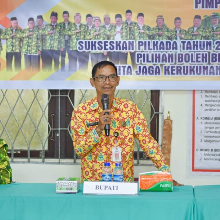 Staff Ahli Bupati Hadiri Rakoor Pilkada