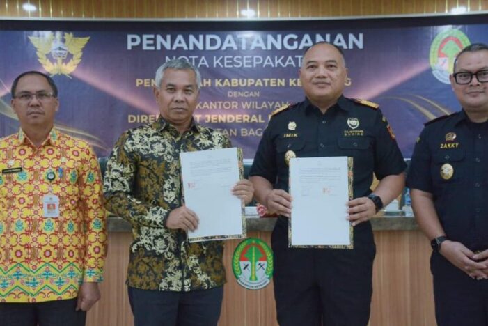 Pemkab Ketapang Mou Dengan Dirjen Bea Cukai