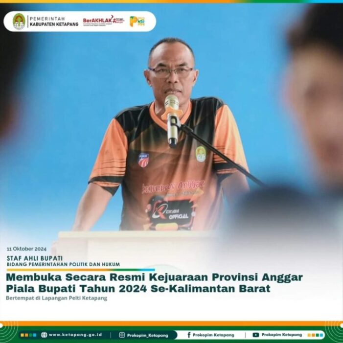 Kejuaraan Anggar Piala Bupati Tahun 2024 Resmi Dibuka
