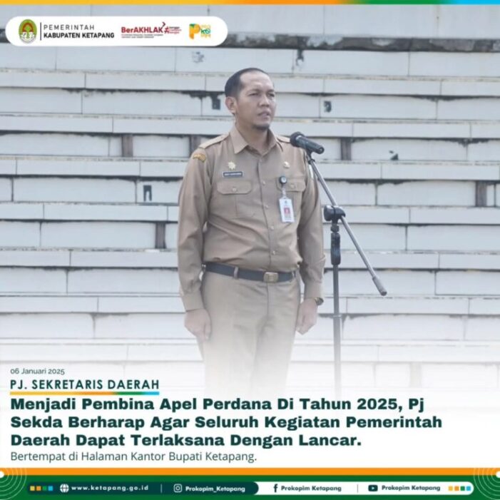 Pj Sekda Pimpin Apel Pertama di 2025