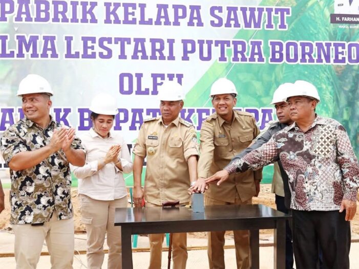 Bupati Resmikan Pabrik Kelapa Sawit PT. Palma Lestari Putra Borneo