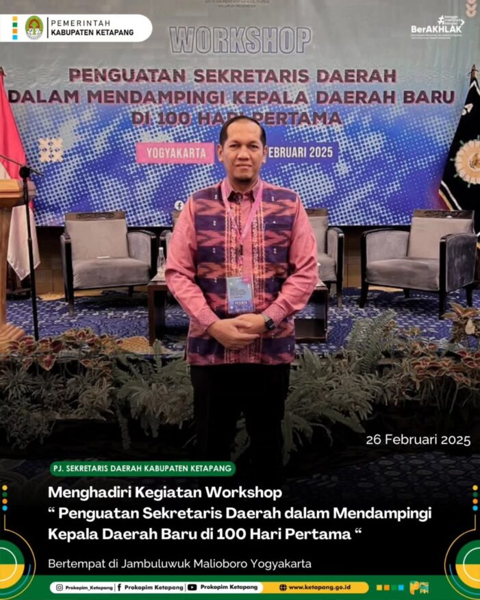 Pj Sekda Hadiri Workshop Penguatan Sekretaris Daerah