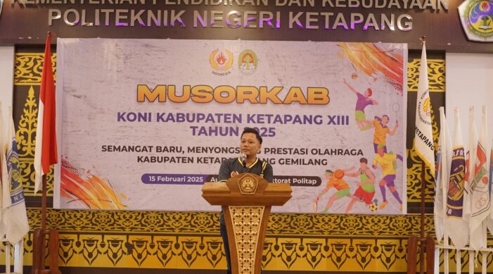Terpilih Secara Aklamasi, Theo Jabat Ketua KONI Ketapang