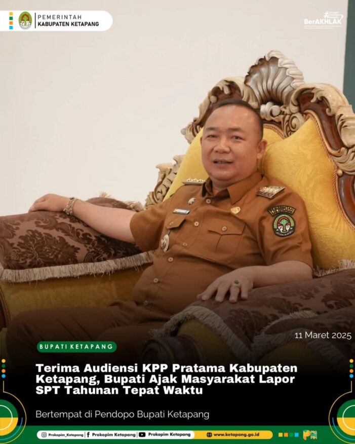 Audiensi KPP Pratama Bersama Bupati Ketapang