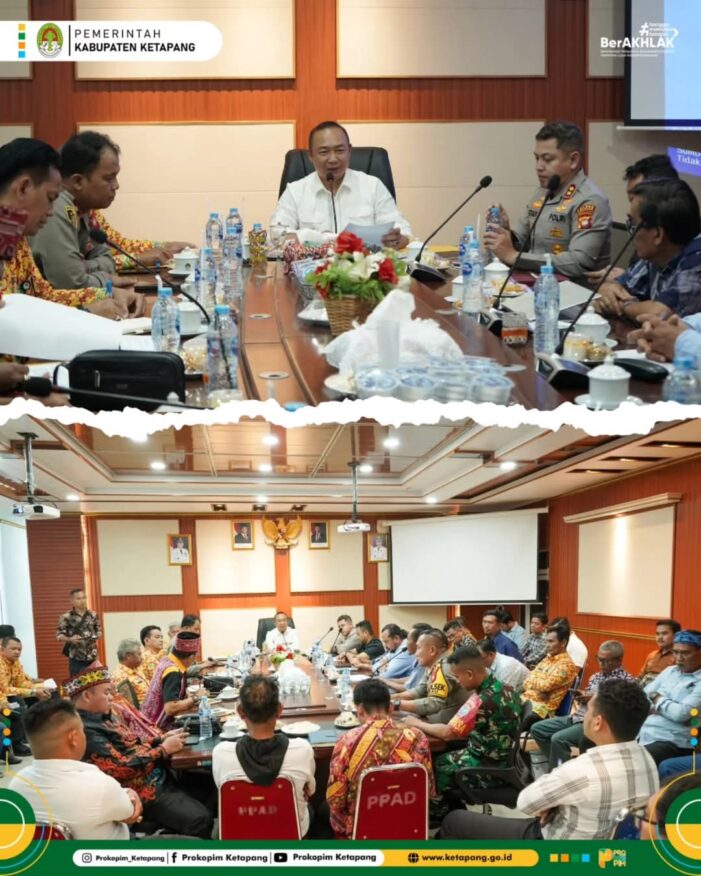 Bupati Pimpin Rapat Konflik Lahan Masyarakat Pelanjau Jaya dengan PT Minamas