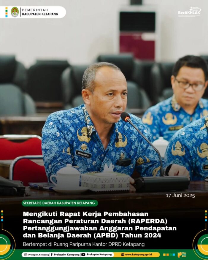 Sekda Hadiri Raker Pembahasan Raperda di DPRD Ketapang