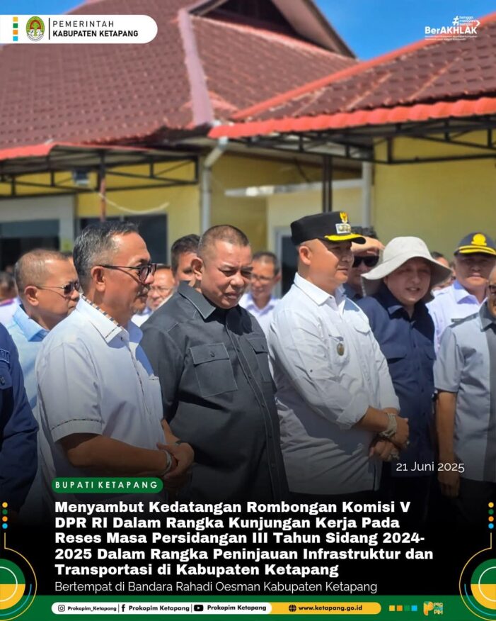 Bupati Ketapang Sambut Rombongan Komisi V DPR RI di Bandara Rahadi Oesman