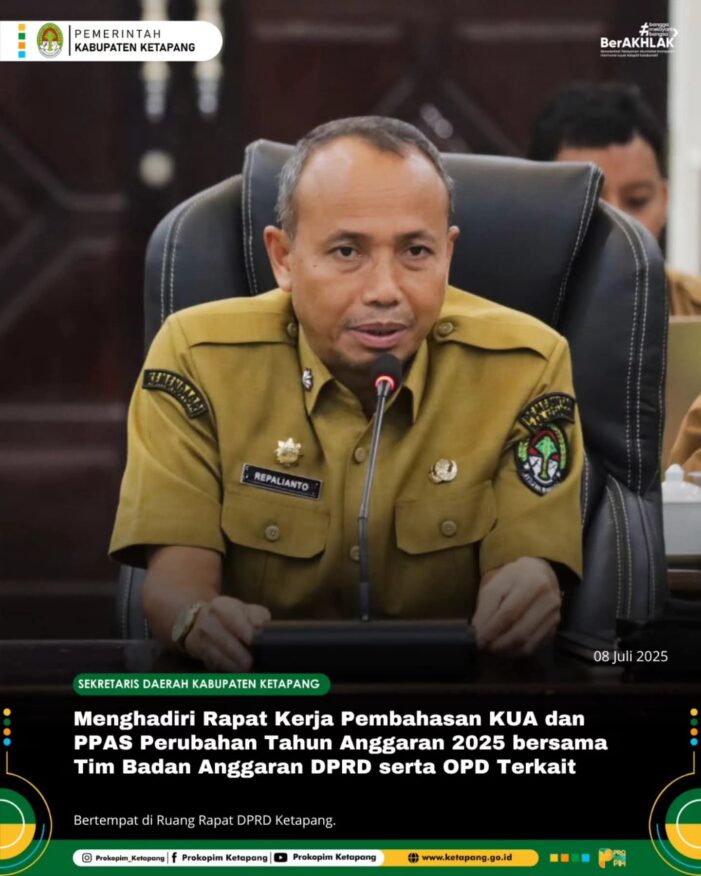 Sekda Hadiri Raker Pembahasaan KUA dan PPAS Perubahan Anggaran 2025