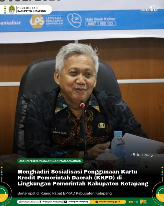 Pemkab Ketapang Resmi Luncurkan Kartu Kredit Pemerintah Daerah (KKPD)